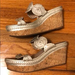 Jack Rogers Leigh cork wedges